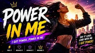 Thumbnail: POWER IN ME 🔥 | Motivational Anthem 2026 (Official Music Video)