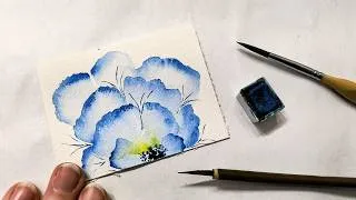 Thumbnail: Easy watercolor flower painting technique » How to paint florals for beginners painting tutorial