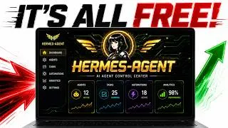 Thumbnail: Run Hermes Agent FREE Forever, Here is How...