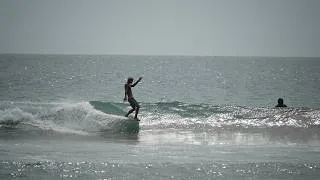 Thumbnail: Learning Longboard Surfing for the First Time (Beginner to Ride!)