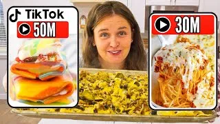 Thumbnail: 5 Cheap TikTok Recipes That Went VIRAL | Budget Recipes & Easy Desserts | Julia Pacheco