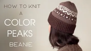 Thumbnail: Colorwork is easier than it looks. Start with this beanie ❄️