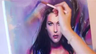 Thumbnail: "Bella"- Mermaid Oil painting Timelapse