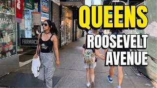 Thumbnail: NEW YORK CITY Walking Tour [4K] - Beyond the Tourist Map: Walking ROOSEVELT AVENUE, QUEENS