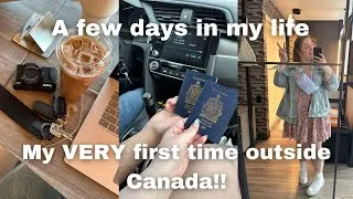 Thumbnail: My VERY first time outside Canada!! & mental health talk