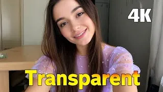 Thumbnail: 🛍️Transparent Lingerie Try -On haul | 4K Micro Bikini Try-On haul 4K #sheinhaul #tryonhaul#004