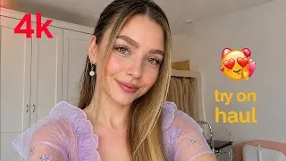 Thumbnail: 🤍See-Through 4K Transparent Style | Cute White Dress Try on Haul | Pretty Lingerie |Mesh |clothing