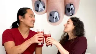 Thumbnail: Easy Anti? Valentine's Day Nail Art || Nails & Cocktails Ep.4 Doing my boyfriends nails!