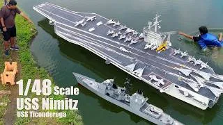 Thumbnail: Watch 23 foot RC USS Nimitz Go Back in Time