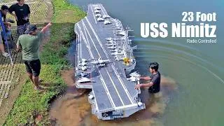 Thumbnail: Building a 23-Foot USS Nimitz with 32 Planes and Working Catapult