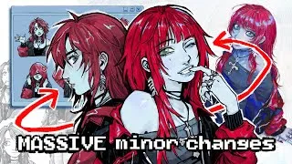 Thumbnail: Fixing my SONA!!! Thoughts and tips + gouache painting process 