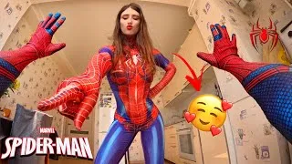 Thumbnail: SPIDER MAN WAS TRAPPED IN LOVE BEAUTIFUL GIRL (POV Love Best) 