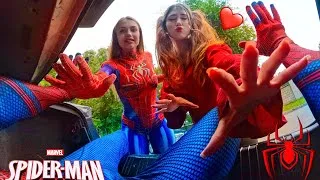 Thumbnail: SPIDER-MAN IS TRAPPED BY TWO CRAZY GIRLS!  (Love, POV, Romantic) ​