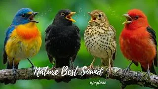 Thumbnail: 4K Rainforest Canopy Birds | Nature Sounds & Relaxing Music 🌿 | Birds Singing in the Forest for Calm