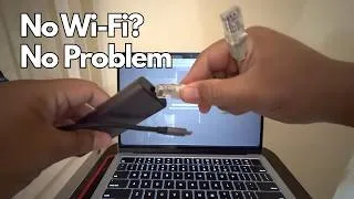 Thumbnail: Start macOS Recovery Internet Access without Wi-Fi (USB-C to Ethernet, Android Ethernet Tethering)