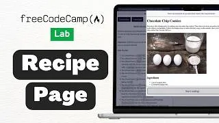 Thumbnail: Build a Recipe Page - freeCodeCamp Responsive Web Design HTML Guide
