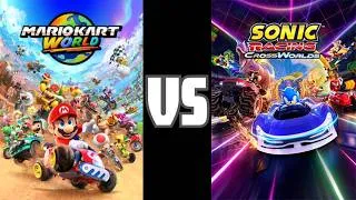 Thumbnail: Mario Kart World vs Sonic Racing: CrossWorlds!!!!!