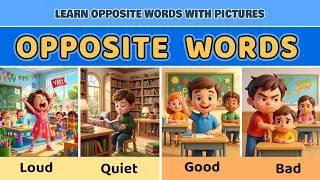 Thumbnail: Learn Opposite Words | Opposites Words for Kids | #JuniorLearningVerse