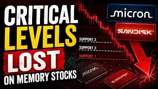 Thumbnail: Critical Levels Lost | Micron / SNDK / SK Hynix / NVDA / AMD / ARM / AVGO / INTC / STX