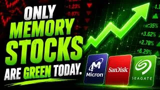 Thumbnail: Only Memory Stocks Are Green Today | Micron / SNDK / SK Hynix / NVDA / AMD / ARM / AVGO / INTC / STX