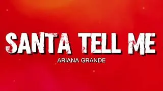 Thumbnail: Ariana Grande - Santa Tell Me (Lyrics)
