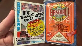 Thumbnail: MATTINGLY? MAYBE.  MUSTACHES? ABSOLUTELY. 1984 Topps Cello & 1992 Upper Deck Jumbo baseball cards