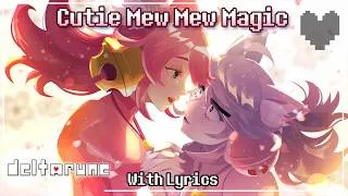Thumbnail: Cutie Mew Mew Magic WITH LYRICS - Deltarune Chapter 5 Cover