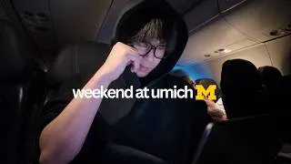 Thumbnail: spend a weekend with me @ university of michigan | football game, campus tour, halloween parties