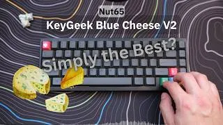 Thumbnail: Thocky? Creamy? WhatEver! | KeyGeek Blue Cheese V2 | NUT65 | sound test
