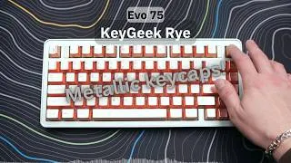 Thumbnail: KeyGeek Rye | Evo75 | Metallic Keycaps | sound test