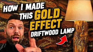 Thumbnail: The Most UNIQUE Gold Effect Driftwood Lamp You Will EVER See!! Classy OR Trashy?