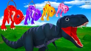 Thumbnail: Small Dinos in Danger - Super Dinosaur Takes on Evil T-Rex in a Thrilling Jurassic Adventure!