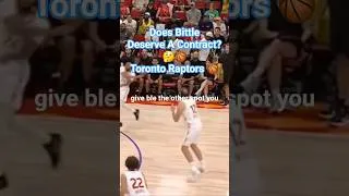 Thumbnail: Does Bittle Deserve A Contract? 🤔🏀 Toronto Raptors 🏀