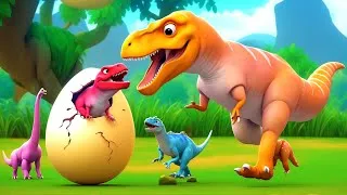 Thumbnail: T-Rex Egg Hatching Comedy | Epic Dinosaur Adventure | Jurassic Zoo Adventures 2024