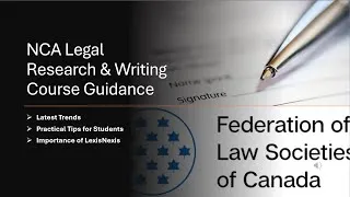 Thumbnail: NCA Legal Research & Writing Course (LRW)│Guidance│Tutor│Study material│Cheenu Sharma│LexisNexis