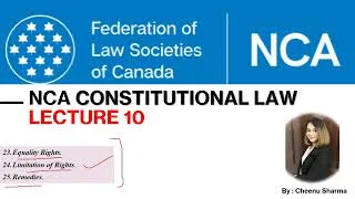 Thumbnail: LECTURE 10:NCA CONSTITUTIONAL LAW│Course│June 21│Notes│ IRAC│Tutor│Studymaterial│CheenuSharma
