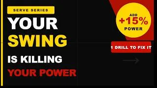Thumbnail: Your Swing Is Killing Your Power — Fix This One Thing 🎾