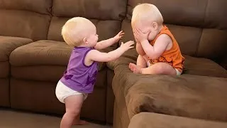 Thumbnail: Cutest Baby Twins Reactions 2025 😂 Funniest Try Not To Laugh Challenge! - Part 68