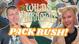 Thumbnail: We Went HEAD TO HEAD In Pack Rush! | Disney Lorcana, Wilds Unknown, Learn to Play, New vs Expert