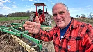 Thumbnail: Discing a Field with the Farmall 856