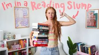 Thumbnail: This video ends when I get out of a Reading Slump 😅 😅