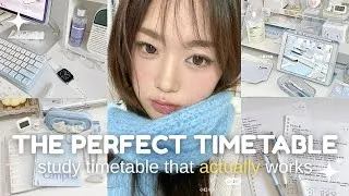 Thumbnail: How to Make a Study Timetable You'll Actually Follow ⏰