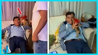 Thumbnail: 💕 The Sweetest Puppy Surprise for Dad | New Puppy Surprise Compilation