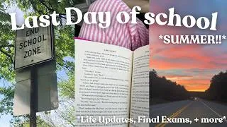 Thumbnail: life update + my last day of school vlog ☀️🌊 | (finals week, summer plans & more)