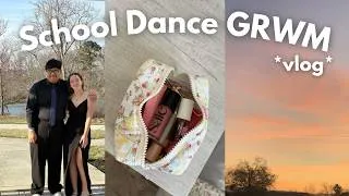 Thumbnail: get ready with me for a school dance *chaotic* 💌🧸🪩🫧