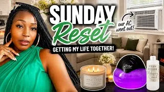 Thumbnail: SUNDAY RESET ROUTINE 🏡 | Cleaning Motivation, Weekly Reset + Realistic Working Mom Life