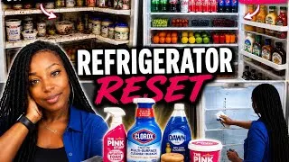 Thumbnail:  Refrigerator Reset | Clean Out, Deep Clean & Grocery Restock Motivation