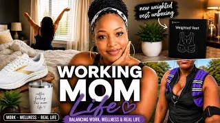 Thumbnail: Woking Mom Balancing Work, Wellness & Real Life | Monday Vlog
