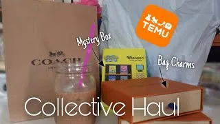 Thumbnail: COFFEE & A LITTLE UNBOXING ✨ | 1 Coach item, SO MANY CUTE BAG CHARMS, Mini Temu Haul, + More 