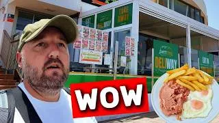 Thumbnail: PROPER FOOD - I went for THE FAMOUS IRISH HAM, EGG AND CHIPS at Deli-Delicious in Caleta De Fuste!!!